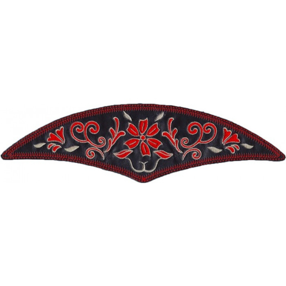 NIP Red Floral Hat Patches